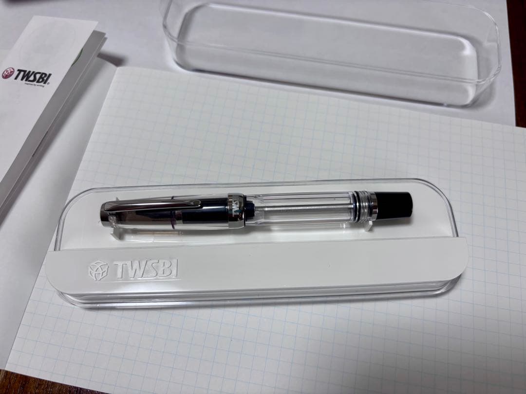 最終価格 TWSBI VAC mini 万年筆 クリア ニブM 試筆のみ