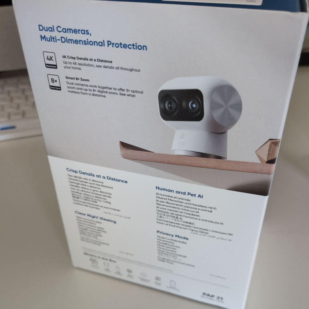 防犯カメラ eufy Security Indoor Cam S350