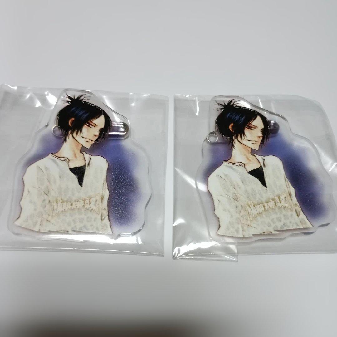 【希少品】天野明展 家庭教師ヒットマンREBORN 六道骸 アクリルバッジ2個