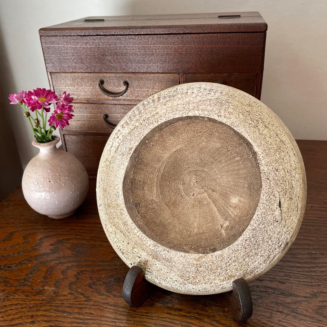 石皿　織部焼　行灯皿　皿