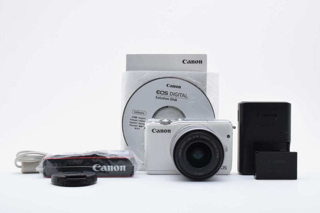 ■ 美品 ■ キャノン　Canon EOS M10 ホワイト レンズ付き