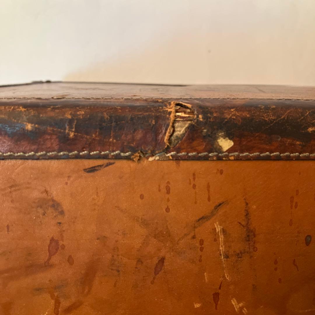 Polo ラルフローレン　本革レザー トランク　スーツケース　ヴィンテージ