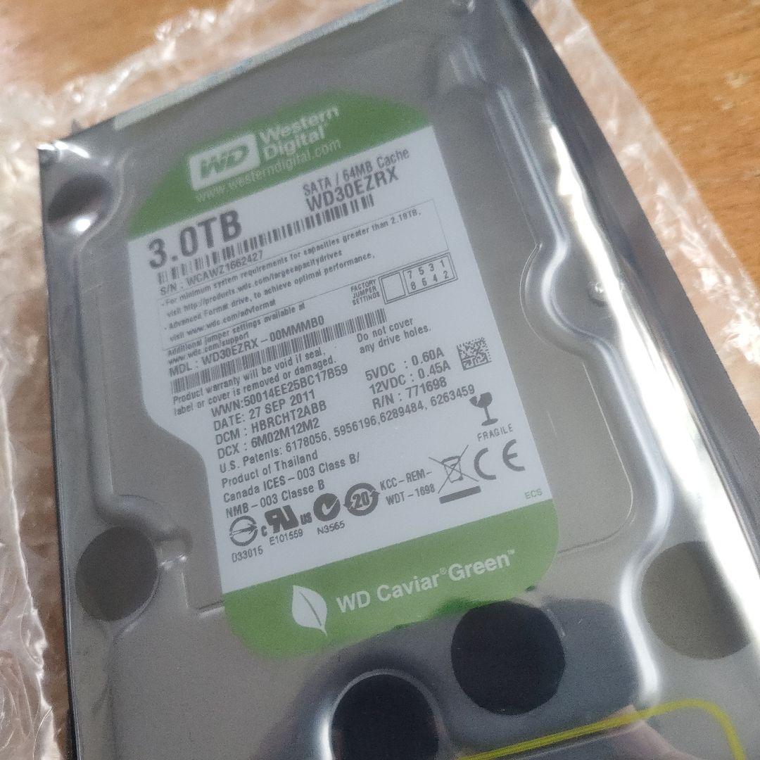 WD WD30EZRX [3TB SATA600]2台セット