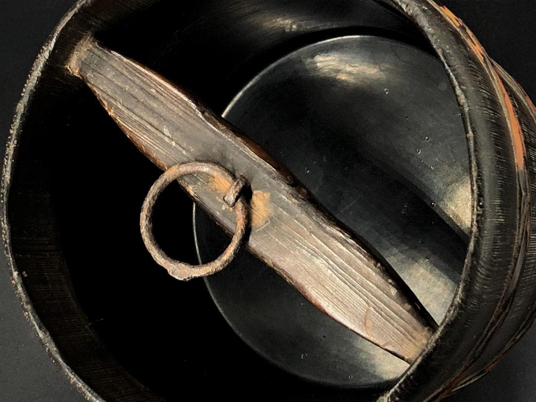 【 釣瓶水指 】　陽堂作　江戸時代　蔵出骨董