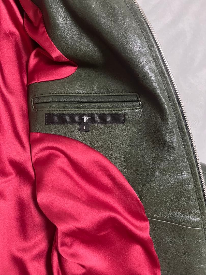 NO ID ノーアイディー　シープレザー　ライダース