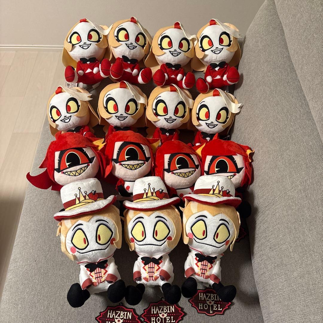 ハズビン・ホテルへようこそおすわりぬいぐるみ　ルシファー等ラウンドワン限定15個