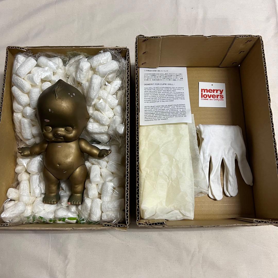 超稀少 コムデギャルソン キューピー 人形 フィギュア 金 ゴールド