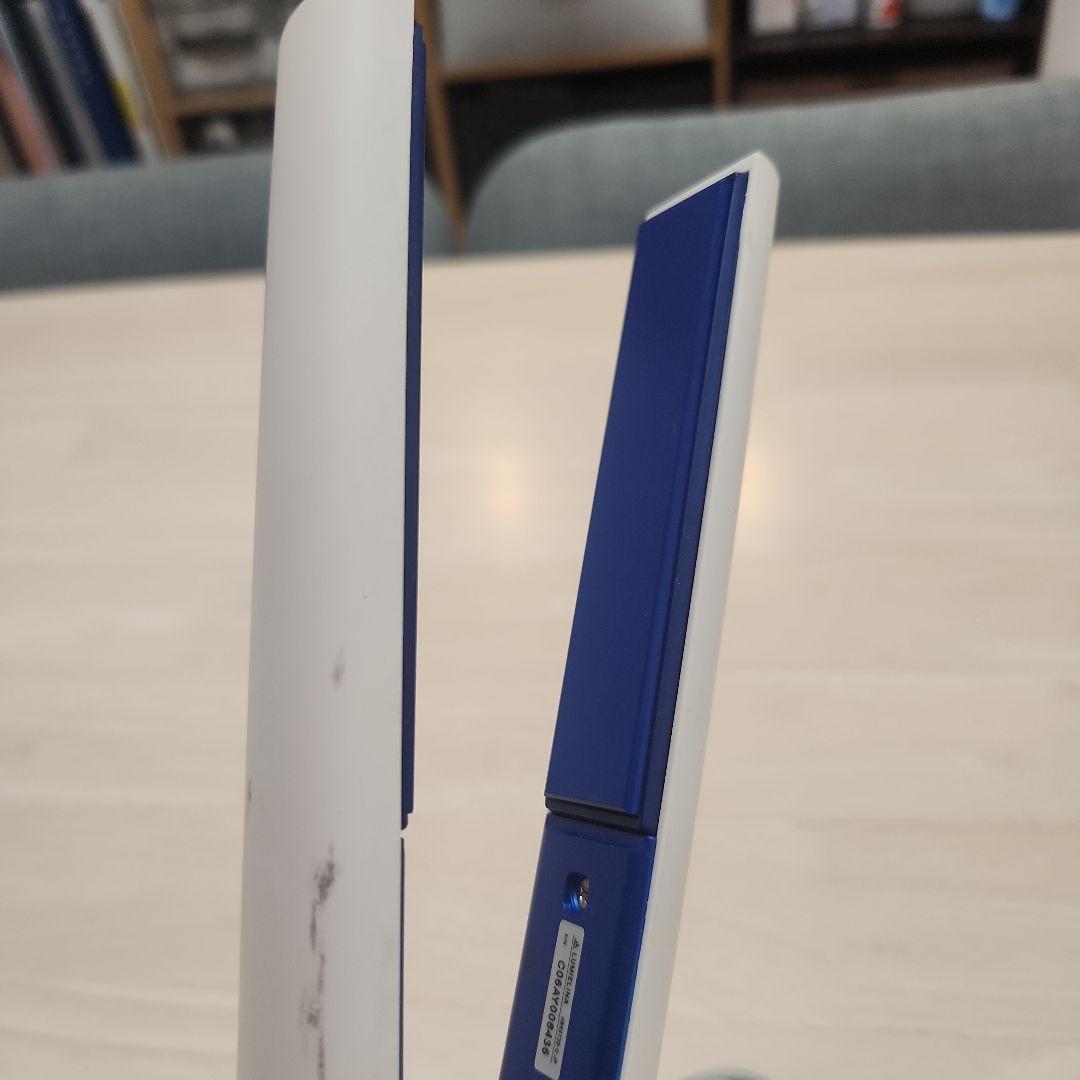 3D Plus ストレートヘアアイロン ホワイト/ブルー