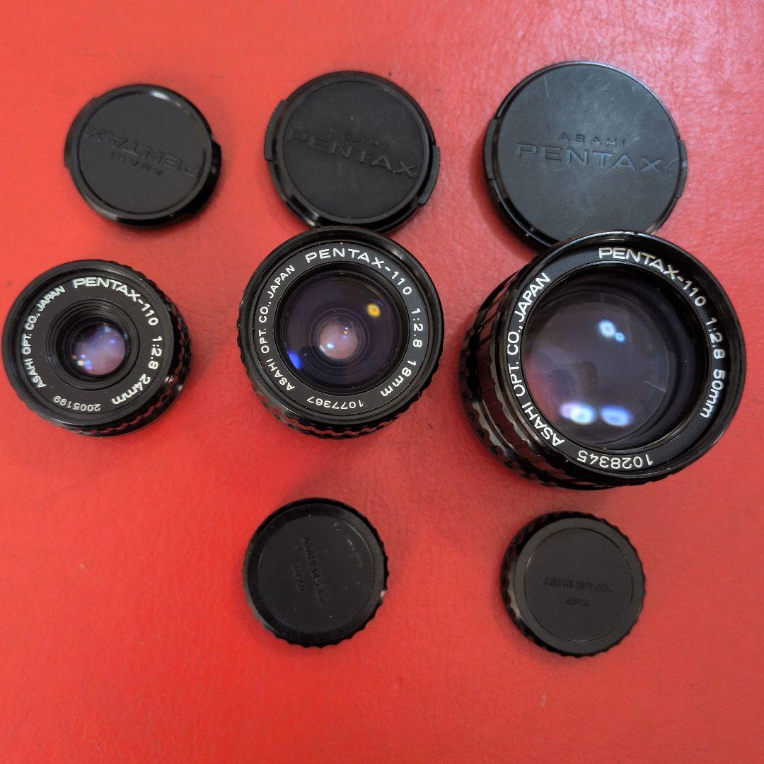 PENTAX　フィルムカメラ　ペンタックス　auto110　コンプリートキット