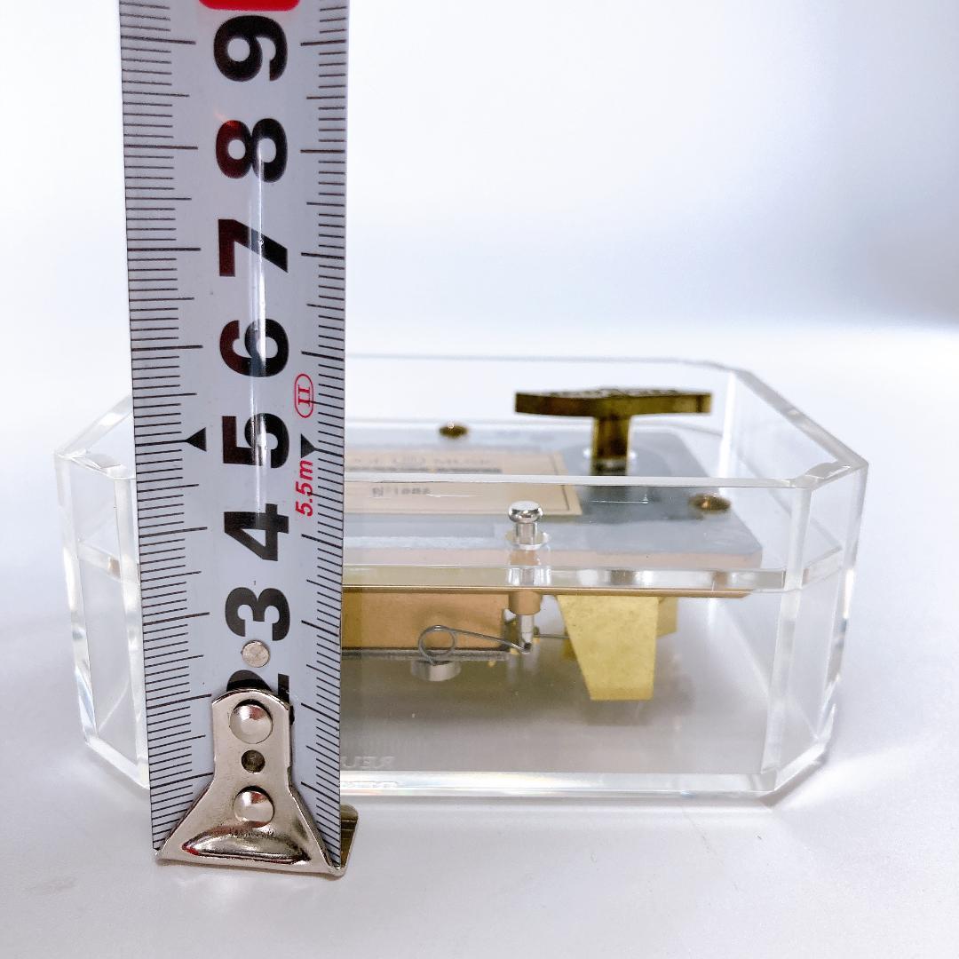 REUGE オルゴール 36弁 別れの曲 ショパン アクリルケース　|3744|