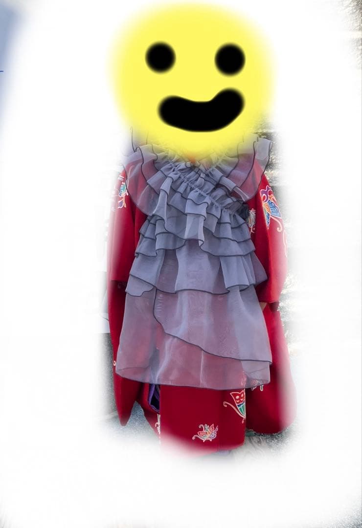 七五三　被布ドレス　被布　チュール被布