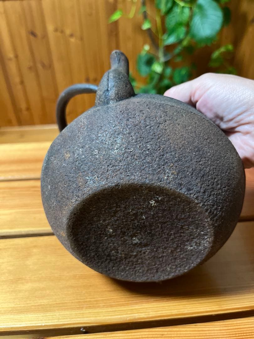 鉄瓶 龍文堂造　骨董品 茶道具　アンティーク　年代物　南部鉄器