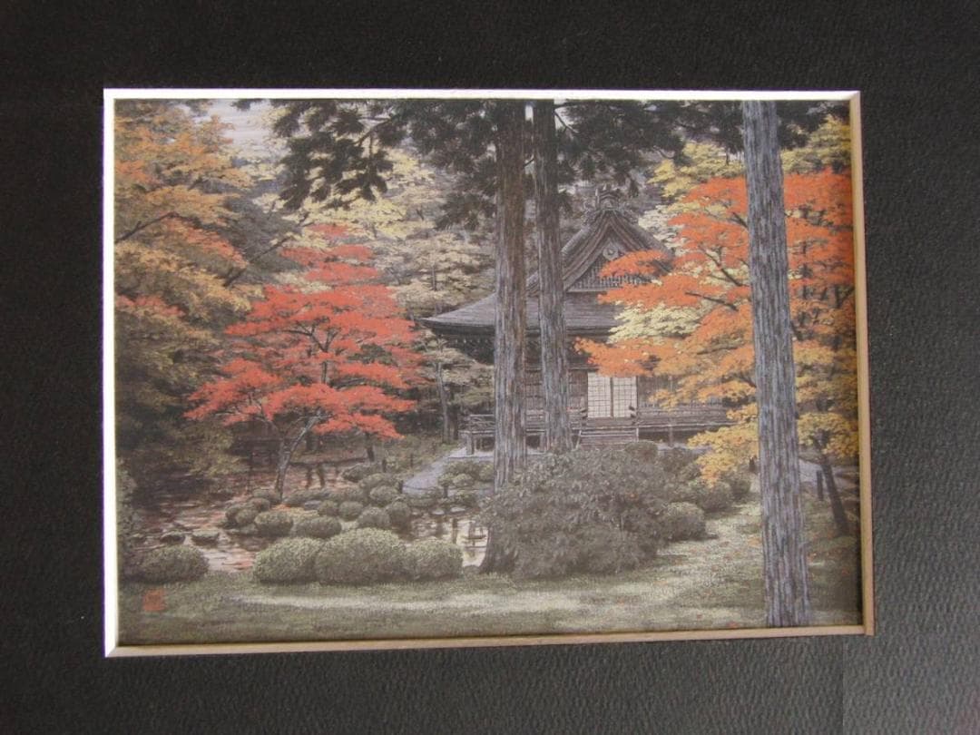 澁澤卿、【雅麗好風】、希少な額装用画集より、新品額装付、状態良好