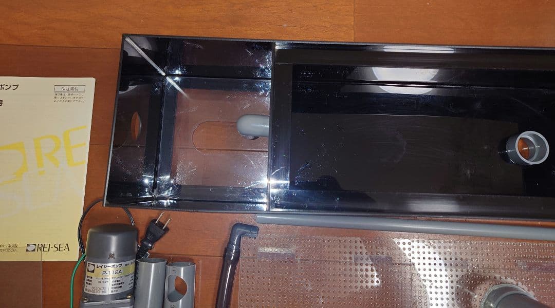 レイシー RF-60N 60cm水槽用 上部フィルター　P-112A ポンプ