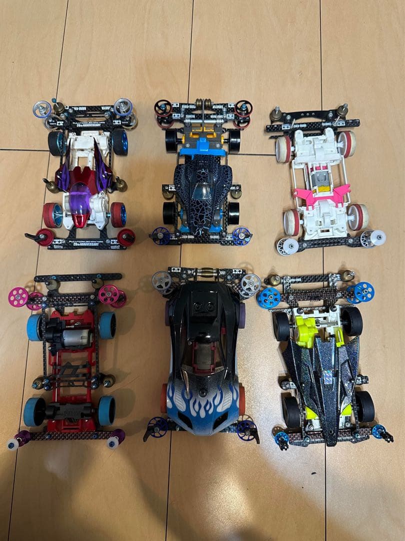 ミニ四駆 6台セット カスタムデザイン