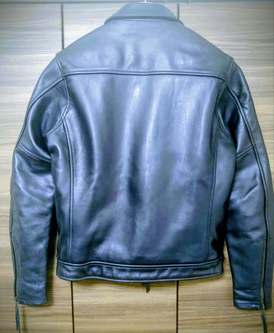 【サイズLL】KADOYA　カドヤ　TCR‐2　レザーシングルライダース