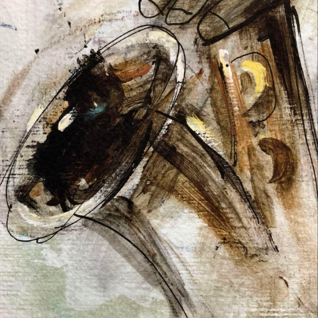 絵画・額縁・版画・津田耕・「Duets」・ピエゾグラフ・美術品・インテリア・雑貨