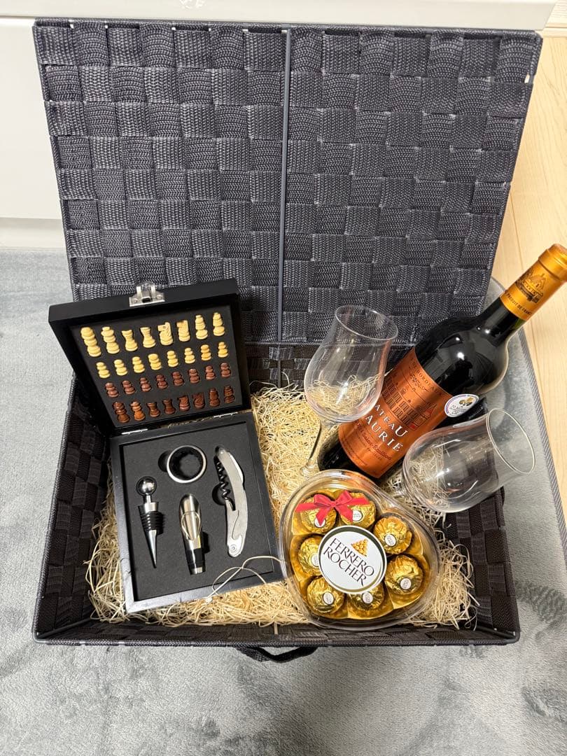 バレンタインギフト ワイン&チョコセット