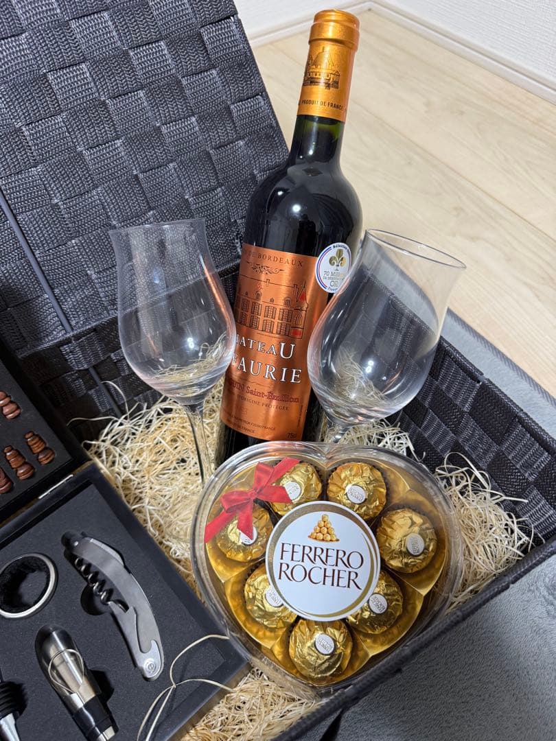 バレンタインギフト ワイン&チョコセット