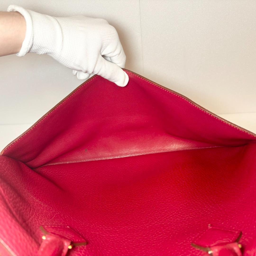 【ランクA】HERMES プリュム ビジネス バッグ □F刻印