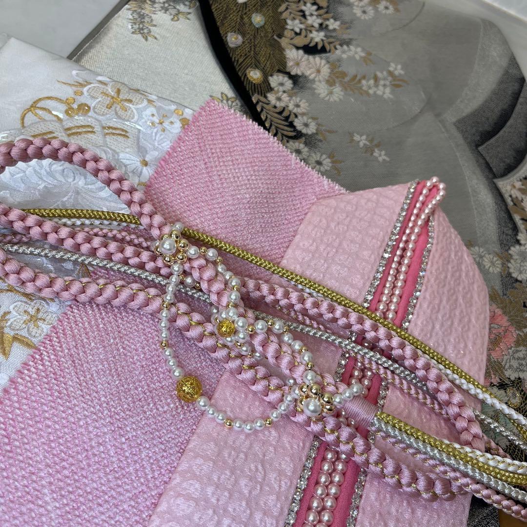 振袖　振り袖　成人式　フルセット　正絹　灰色　グレー　灰茶　絞り　菊　花柄