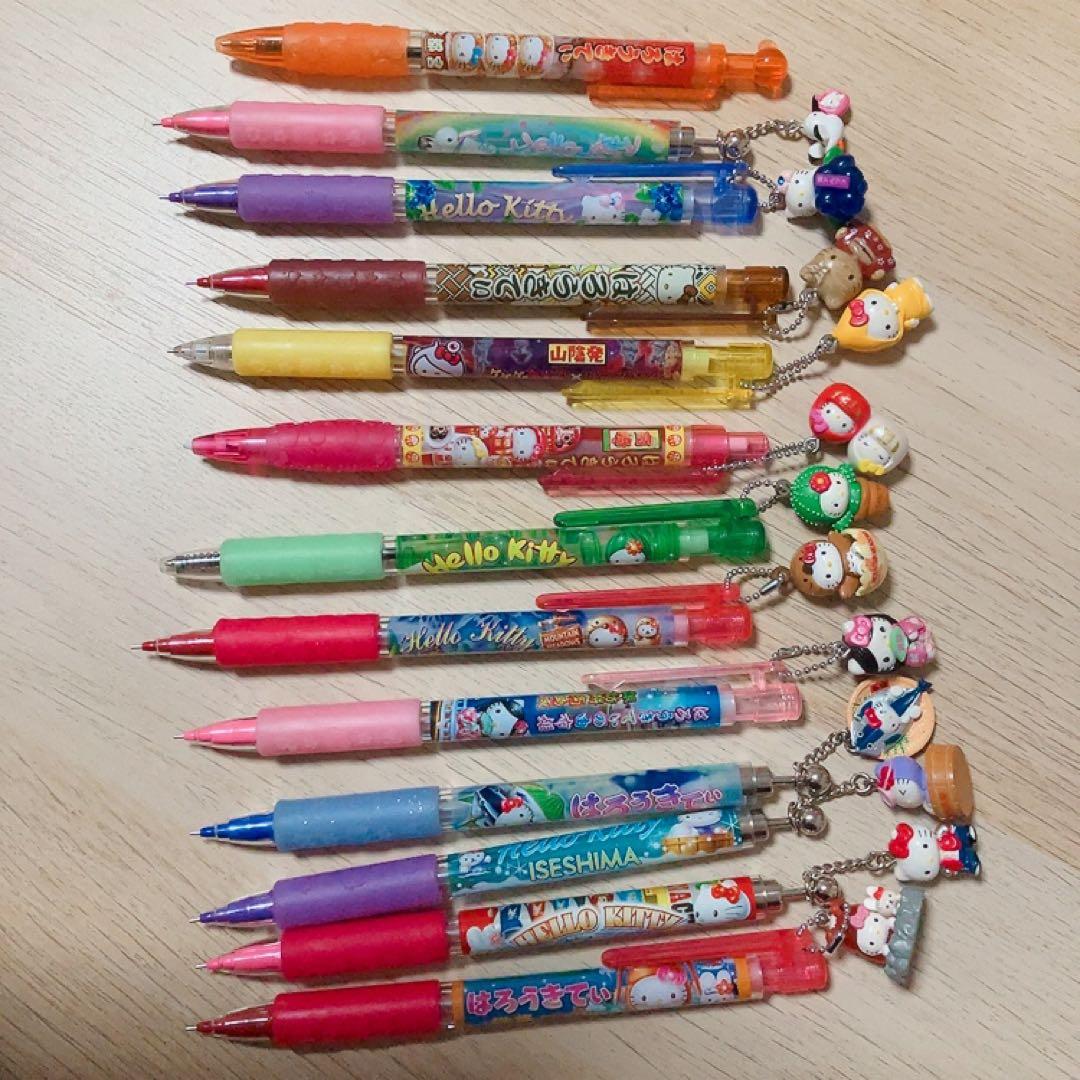 ハローキティ　ご当地　シャーペン　ボールペン　13本セット