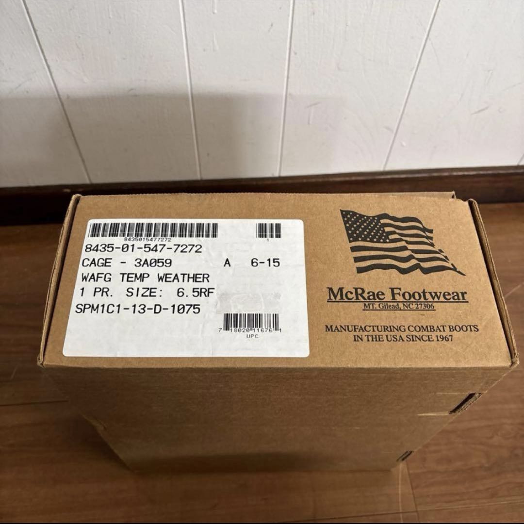 未使用品 米軍　実物　McRaefootwear GORE−TEX 24.5cm