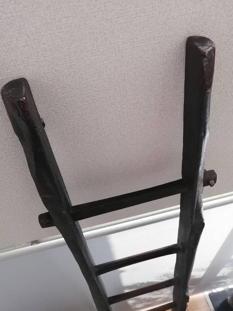 【最終価格】養蚕農家の古いはしご（江戸時代）