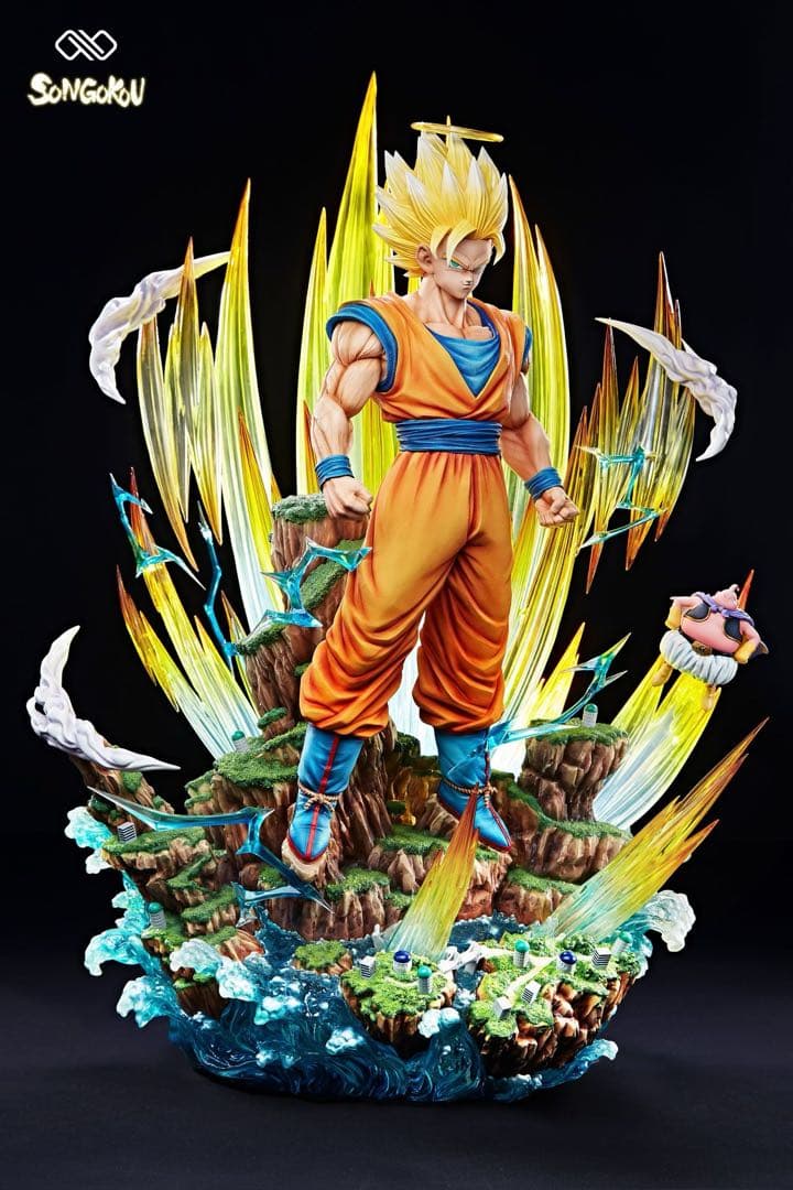 佐*う様 ドラゴンボール スーパーサイヤ人 3 孫悟空 4:1 フィギュア 新品