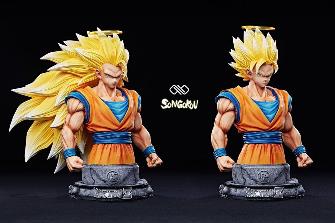 佐*う様 ドラゴンボール スーパーサイヤ人 3 孫悟空 4:1 フィギュア 新品