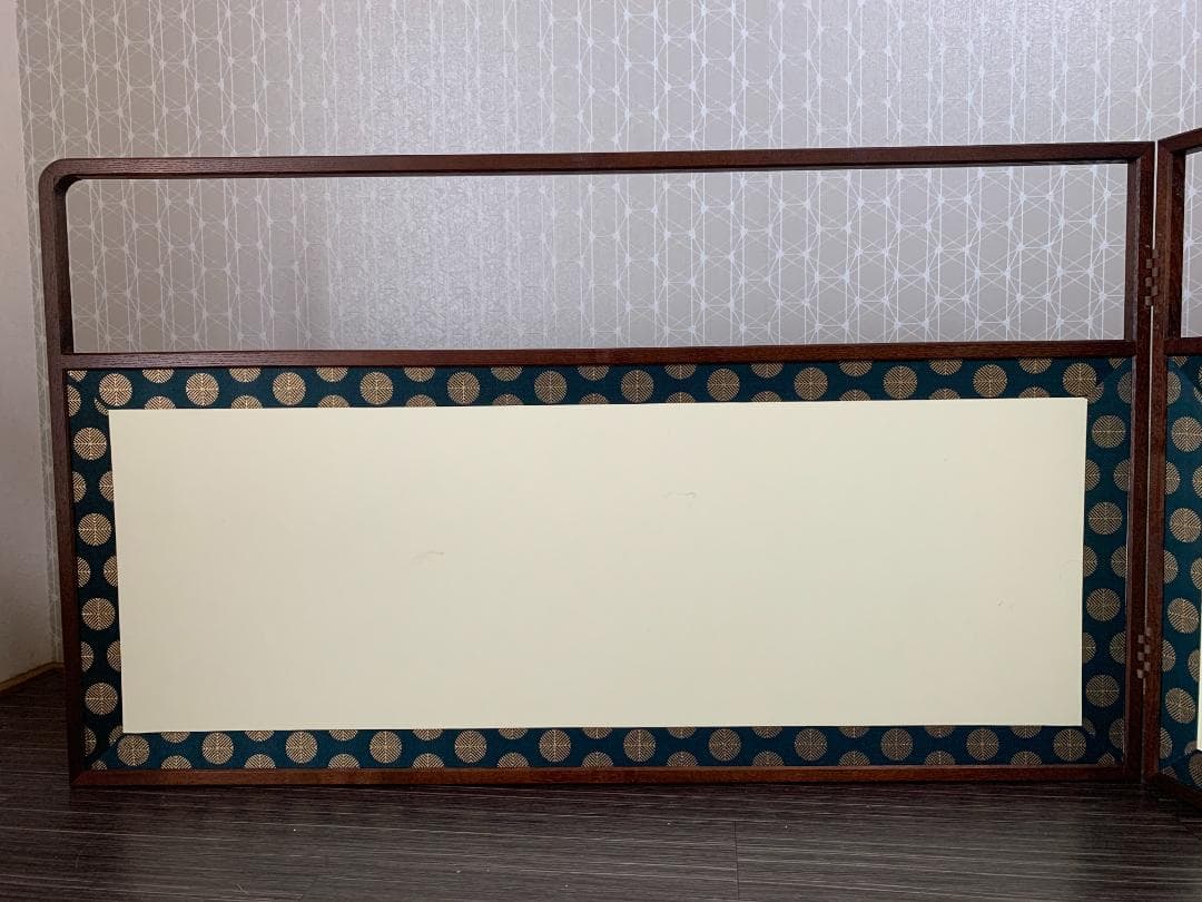 女桑縁 風炉先屏風 裏網代 上透し 腰風炉先 茶道具 江戸間 678