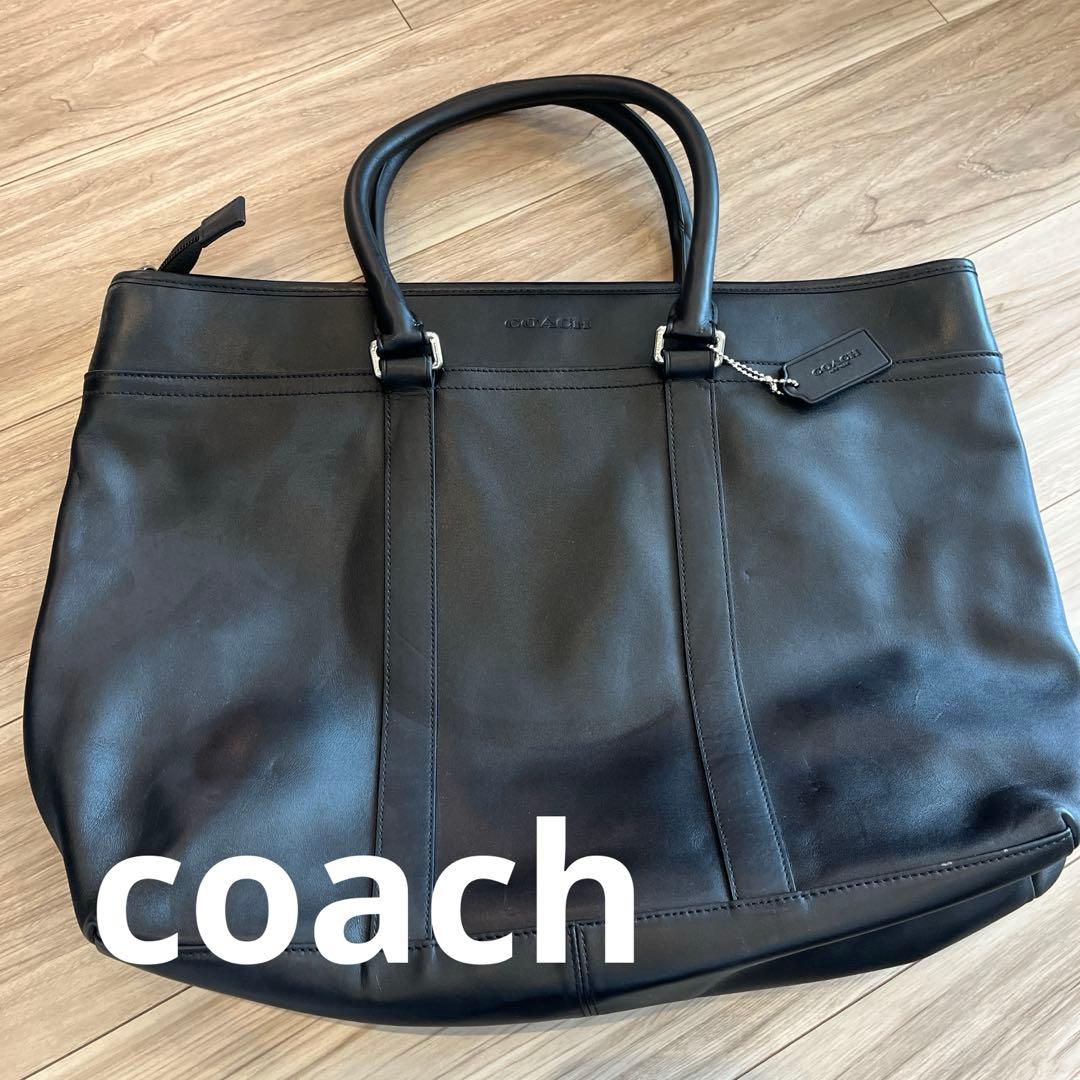 coach ビジネスバッグ　ブラック