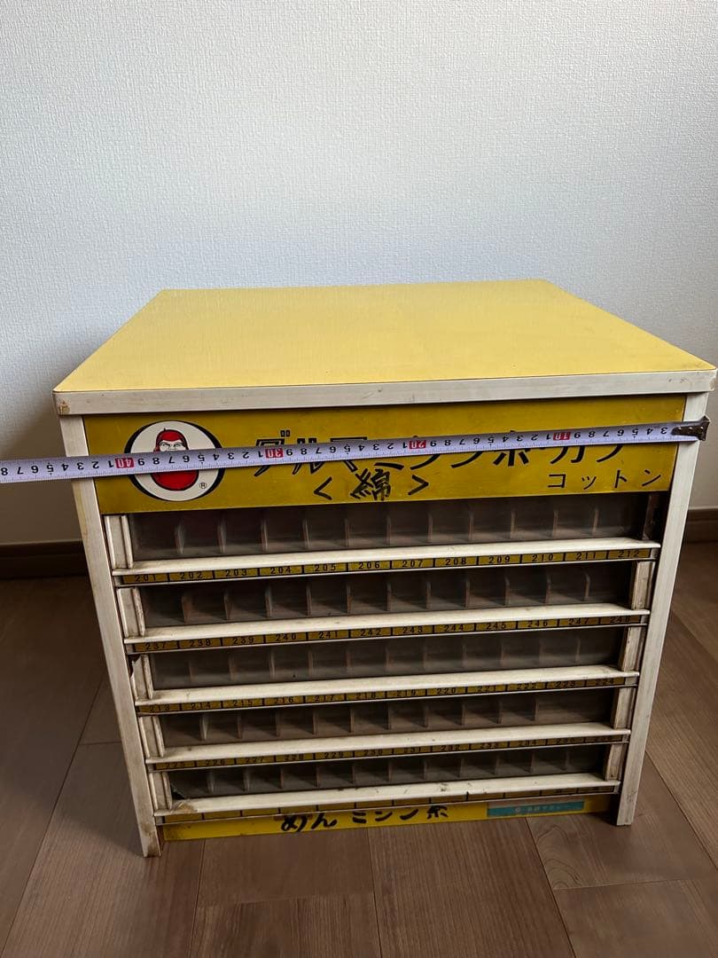 糸ケース　什器　糸　未使用　ダルマミシン　収納棚 引出し　レトロ 陳列棚