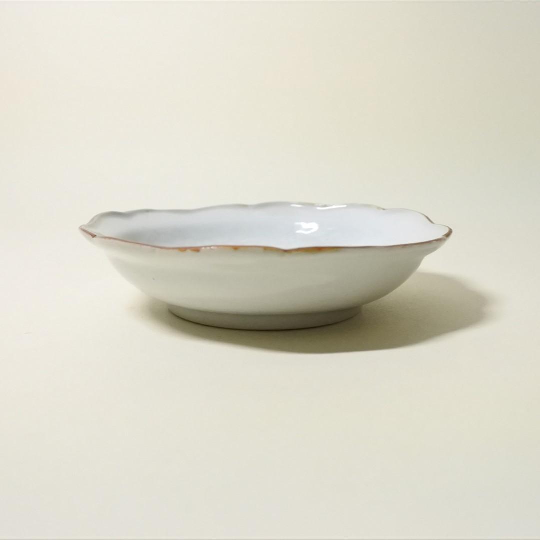 江戸中期～後期　伊万里　染付　南蛮人図　小皿　骨董品　アンティーク c