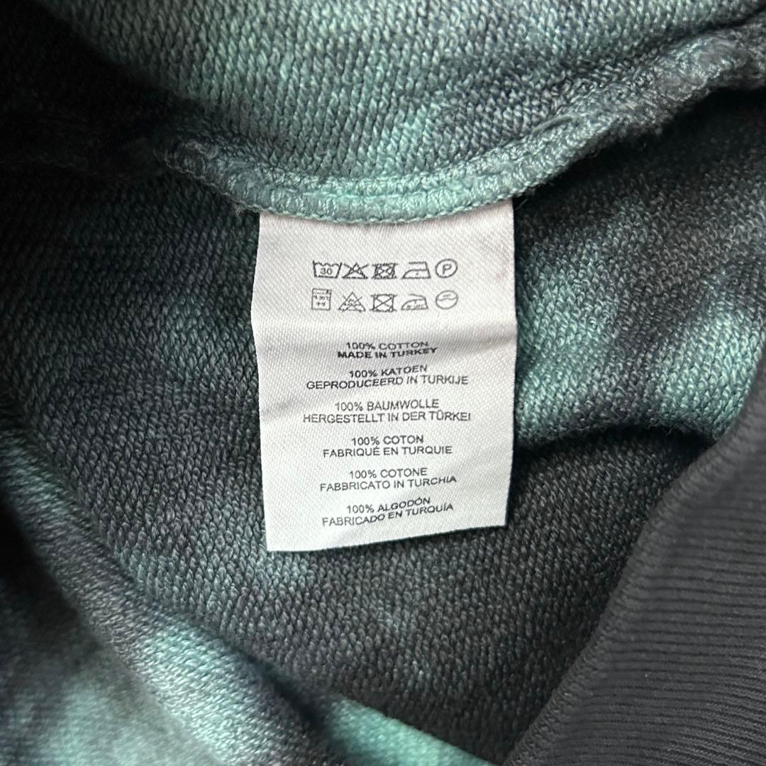 22AW ドリスヴァンノッテン タイダイ染め プルオーバー パーカー グリーン