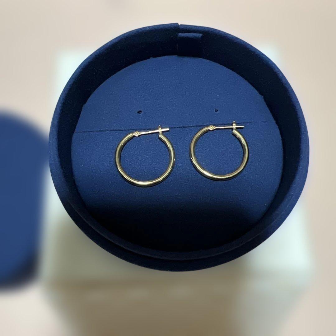 MILAMOREミラモア⭐︎18kイエローゴールドフープピアスL