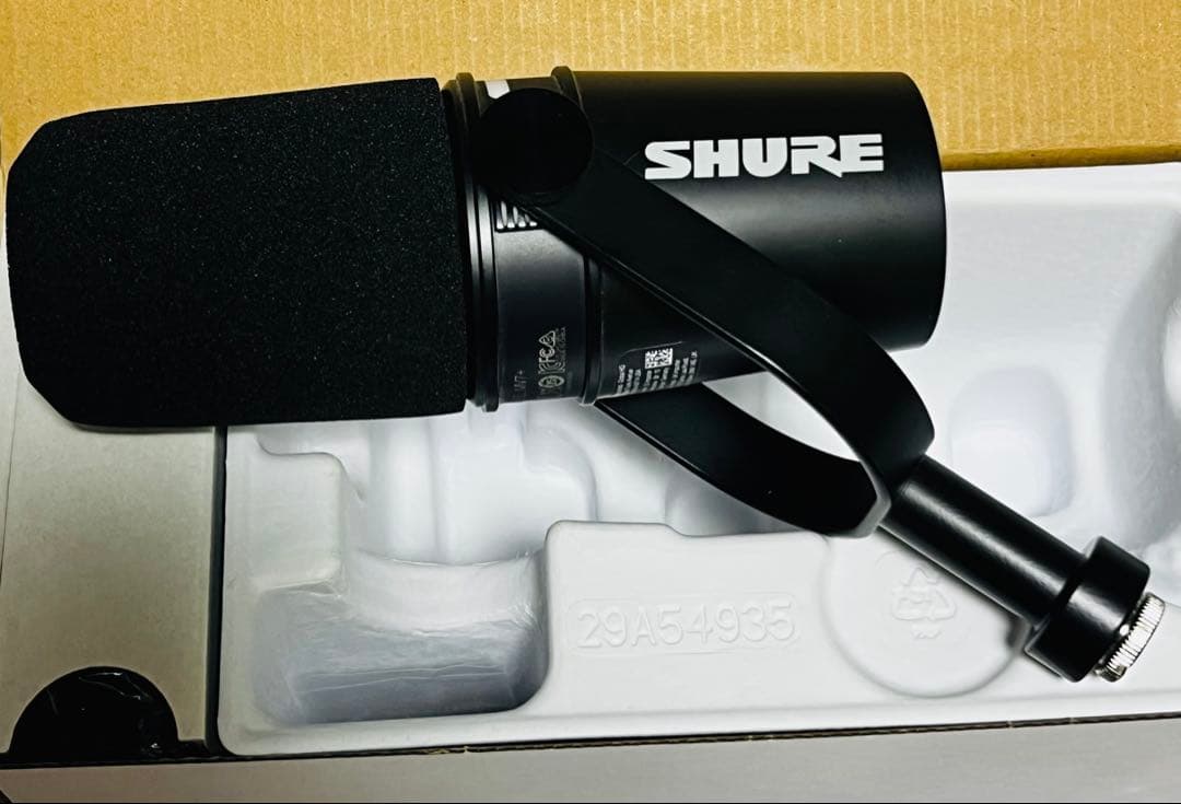 SHURE MV7+-K-J ポッドキャストマイクロホン（ブラック）