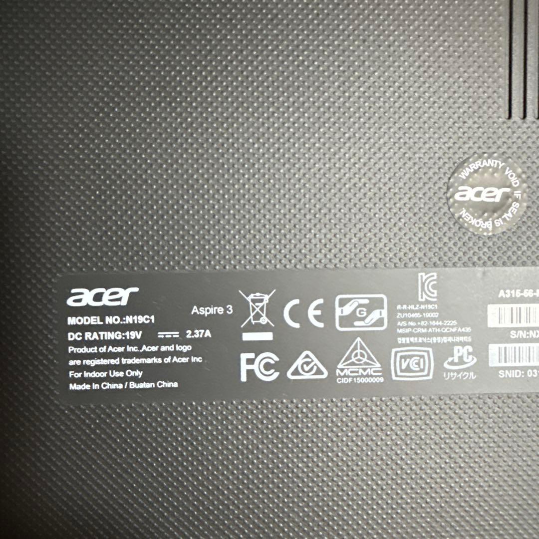 Acer ノートPC HDMI 日本語キーボード