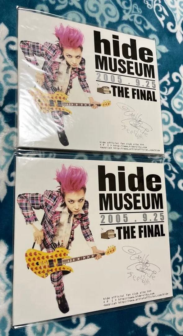 hide ハードカバー冊子 シールステッカー 2種類セット