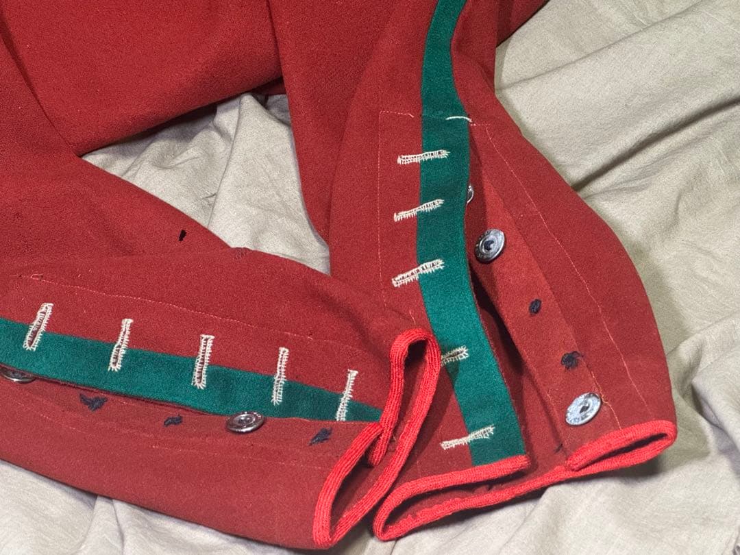 官給品 騎兵第五聯隊上等兵 肋骨服(明治十九年制定)