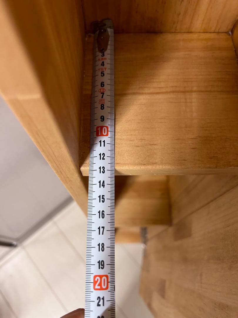 最終値下げ　隙間収納　トイレ収納　木製チェスト