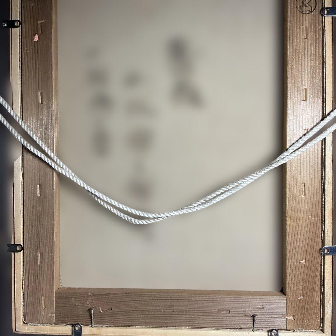 ねむさん専用　【真作】　（WISH） 小林慎太郎　『薔薇』　F６号　一期会会員