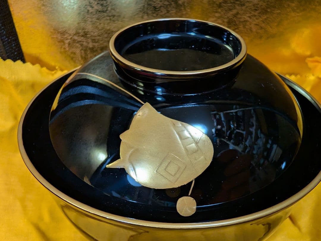 蒔絵お椀5客 東海道五十三次