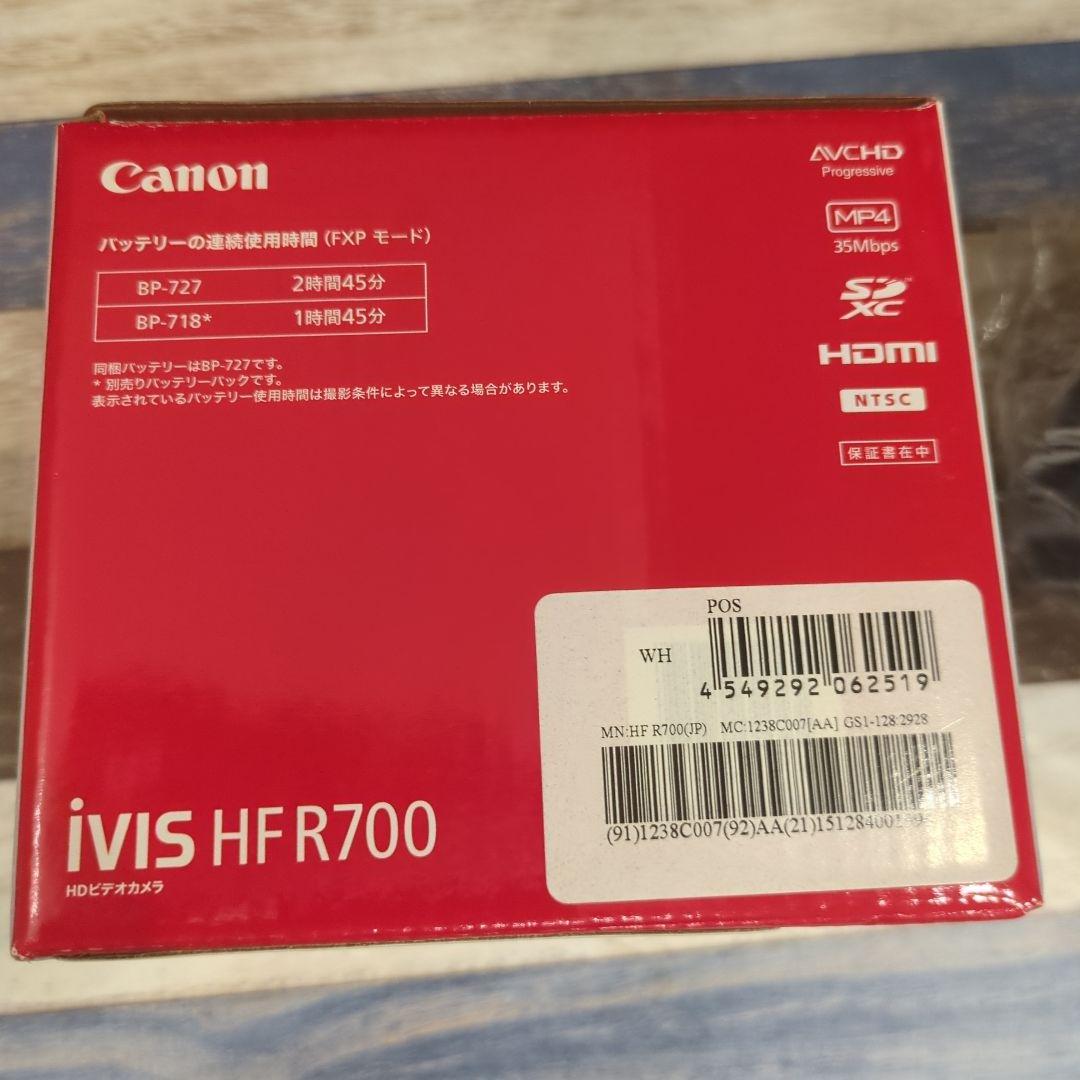 【超美品】 キャノン Canon iVIS HFR700 ビデオカメラ