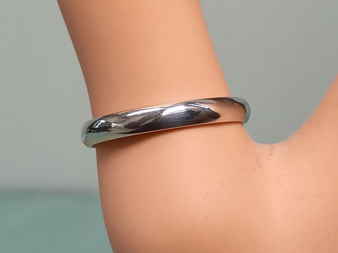 指輪　Pt900　プラチナ　甲丸　リング