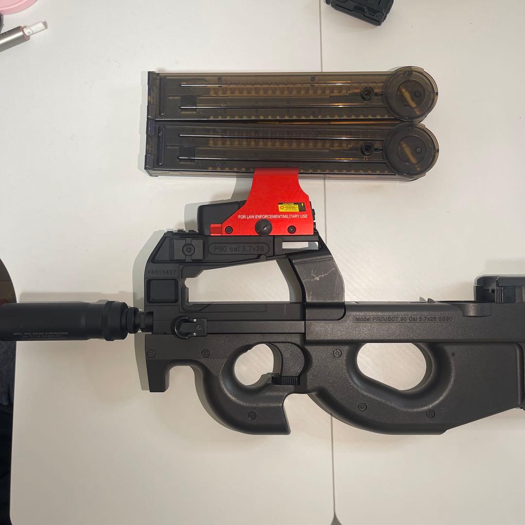 東京マルイ　P90電動ガン ブラック 付属品あり