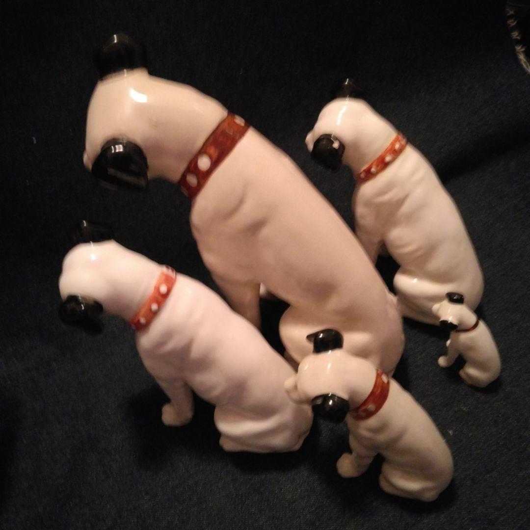 昭和レトロ　ビクター犬　セット　ビンテージ　置物　ステレオ