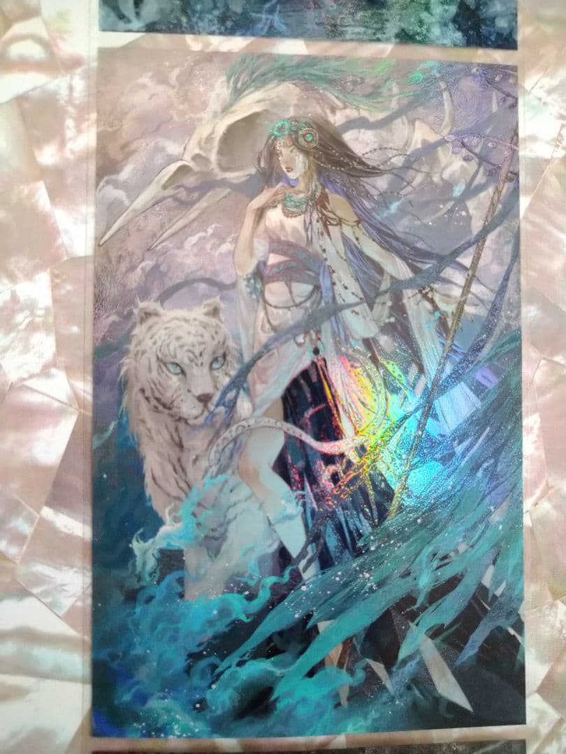 J417＃山海经系列(霓虹光)玉玉卿切り売り海外人物マステ