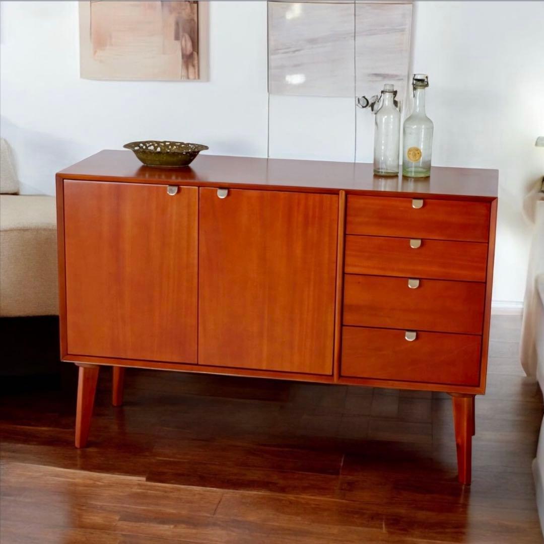 E リビングボード 北欧 スタイリッシュ キャビネット