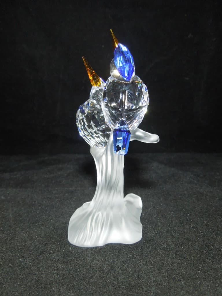 スワロフスキー カワセミ 貴重な廃盤Malachite Kingfishers